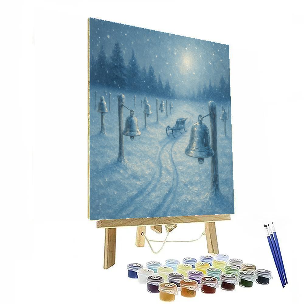 Silent Bell Meadow painting number kit