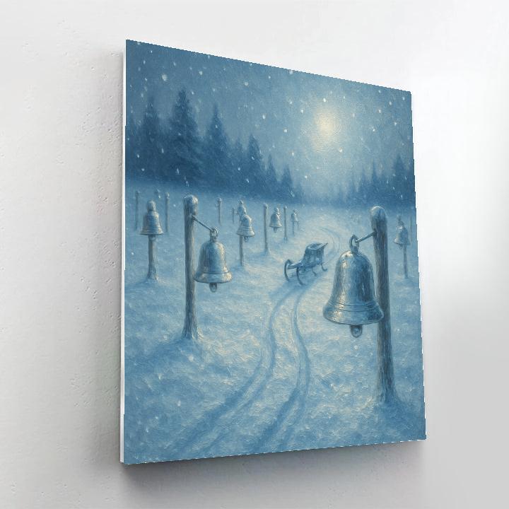 Silent Bell Meadow painting number kit