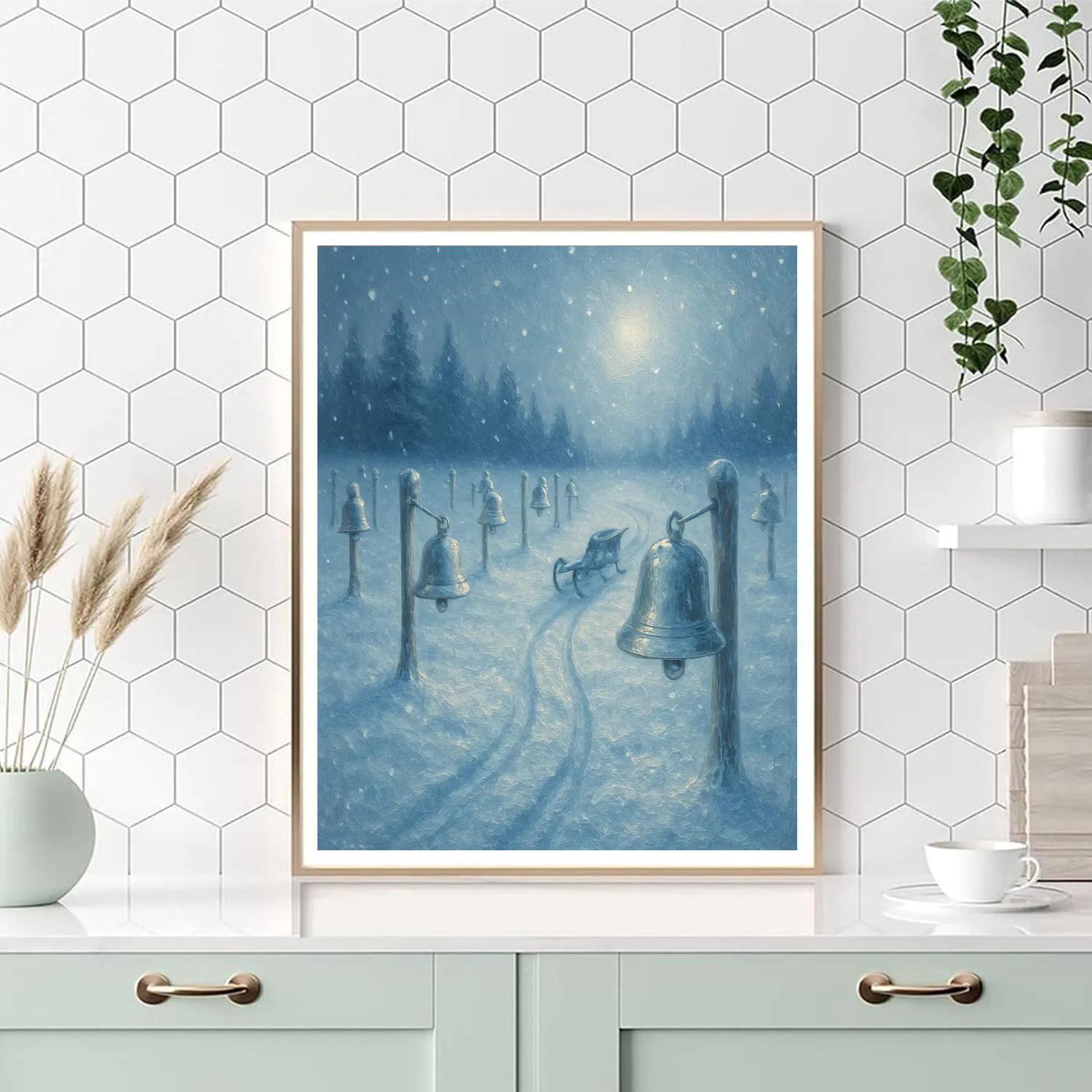 Silent Bell Meadow painting number kit