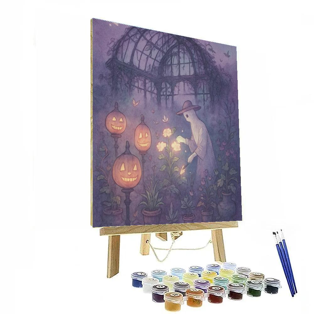 The Veiled Garden Conservatory painting number kit