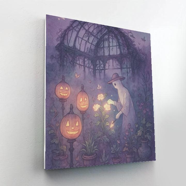 The Veiled Garden Conservatory painting number kit