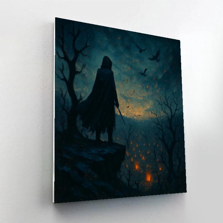 The Watcher On Gnarled Bluff DIY paint by numbers
