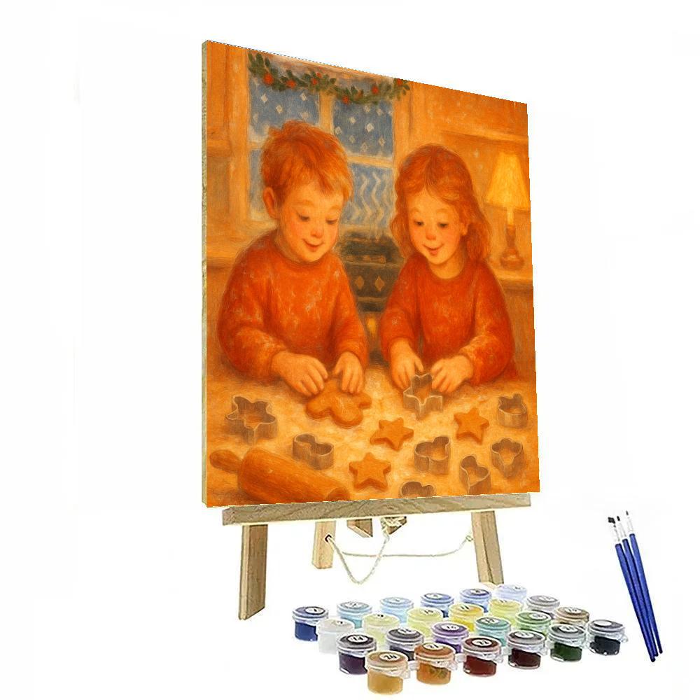 Baking In The Blizzard Paint by numbers kits
