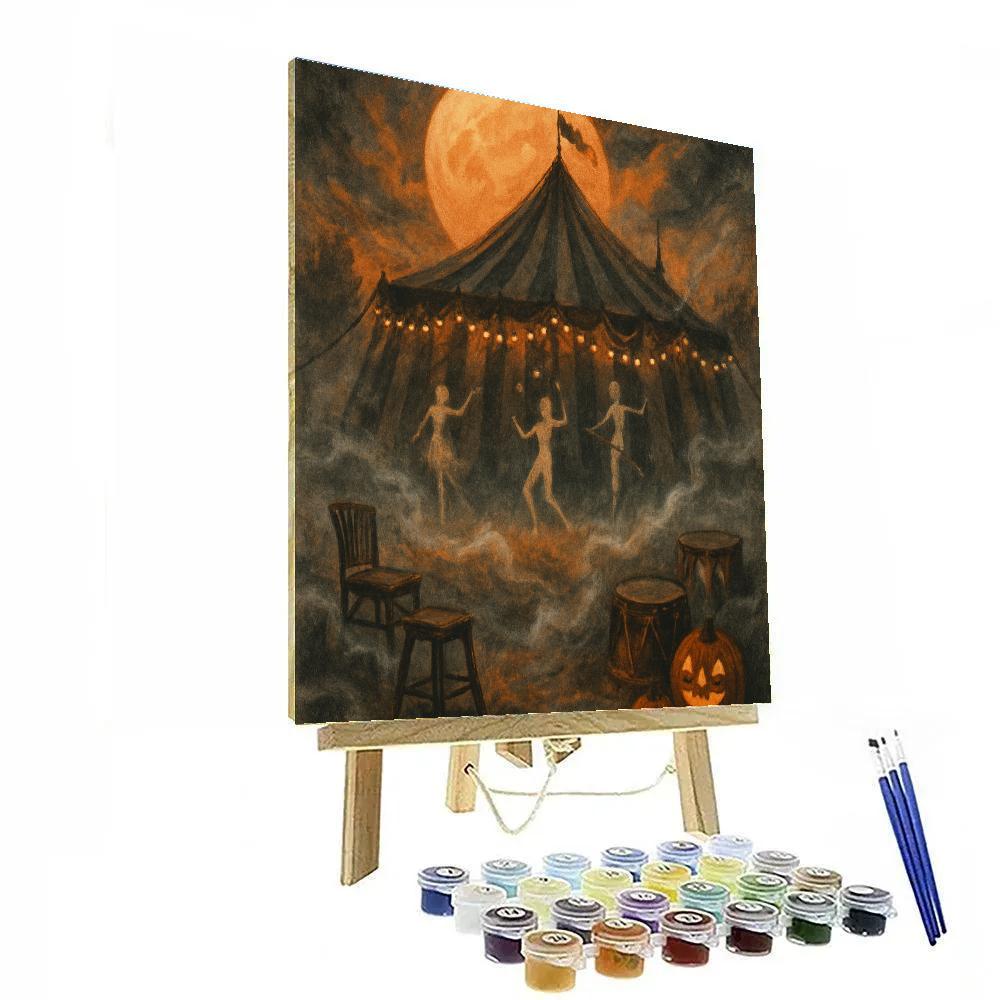 Echoes Of The Lantern Circus Number painting