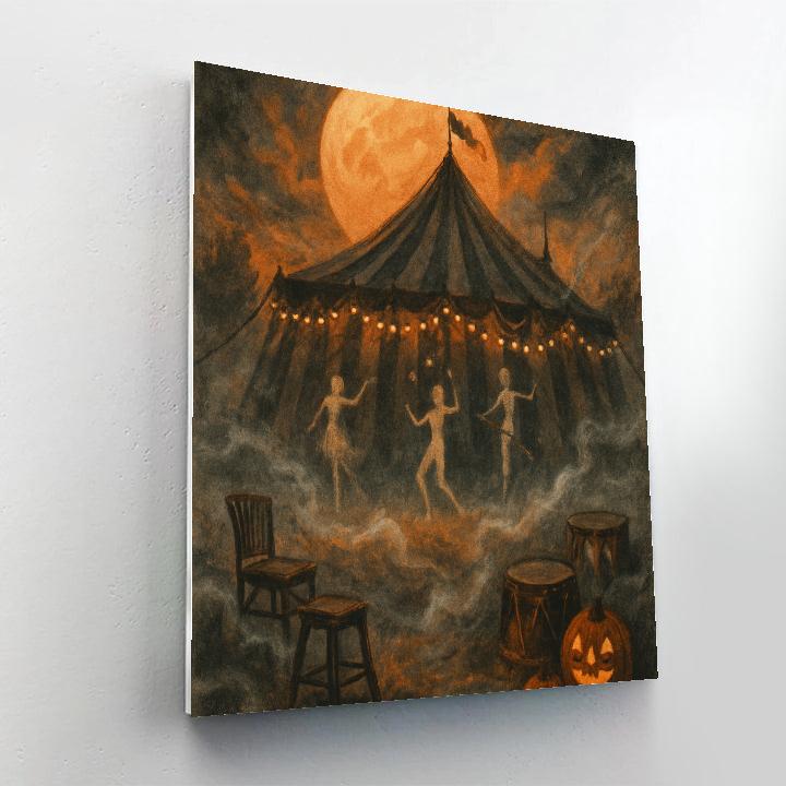 Echoes Of The Lantern Circus Number painting
