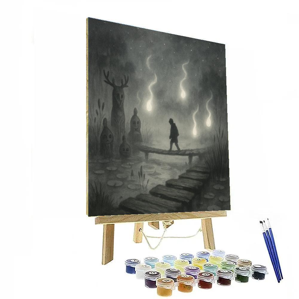 Will O Wisps Of Hollow Mire Paint by numbers kits