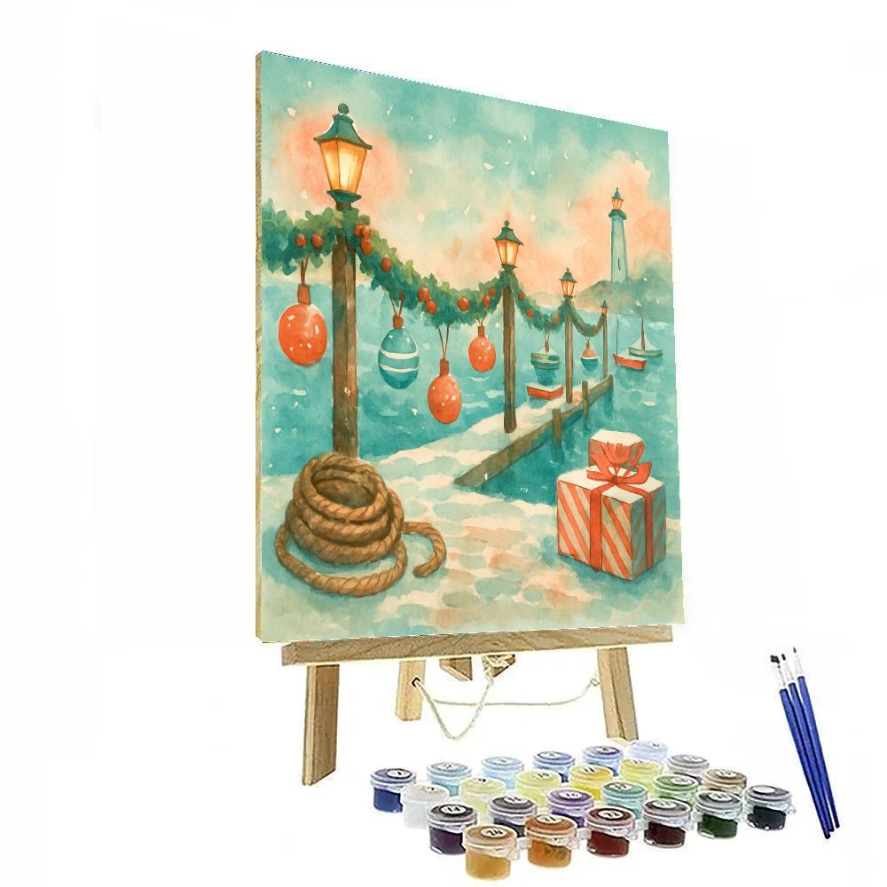 Holly Harbor Festoon Numbered painting kits