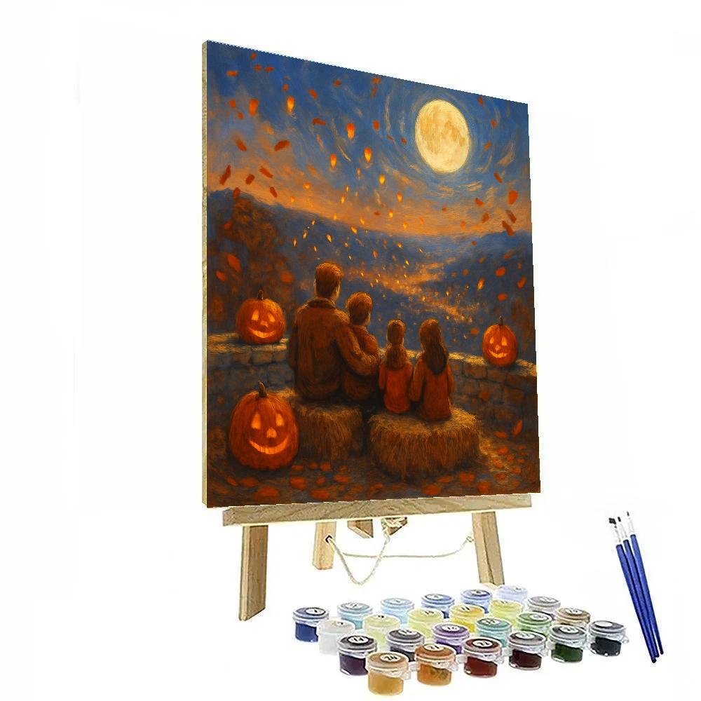 Harvest Lantern Overlook paint by numbers