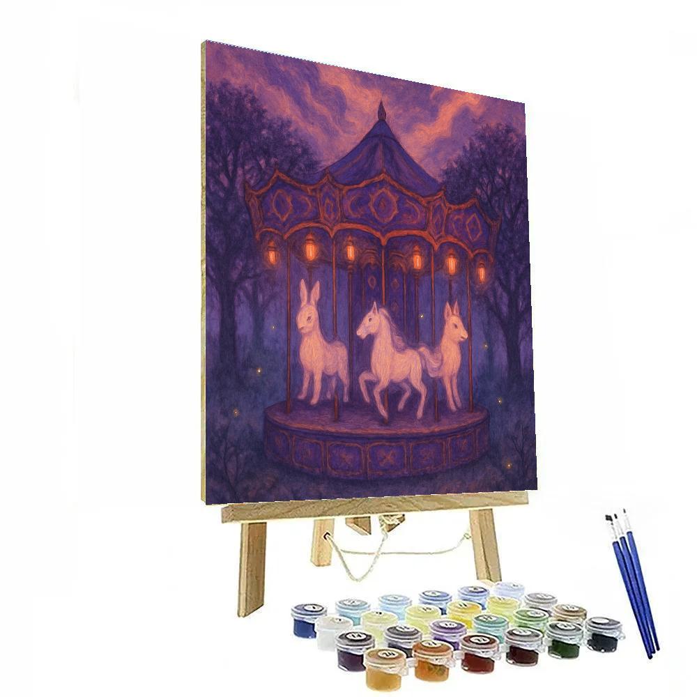 The Phantom Orchard Carousel Paint by numbers kits