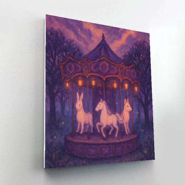 The Phantom Orchard Carousel Paint by numbers kits