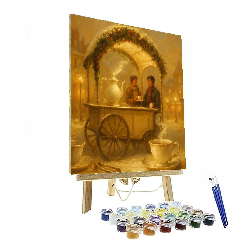 Midwinter Tea Carriage Paint by numbers kits