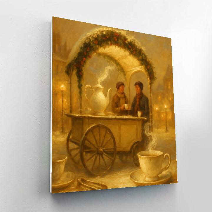Midwinter Tea Carriage Paint by numbers kits
