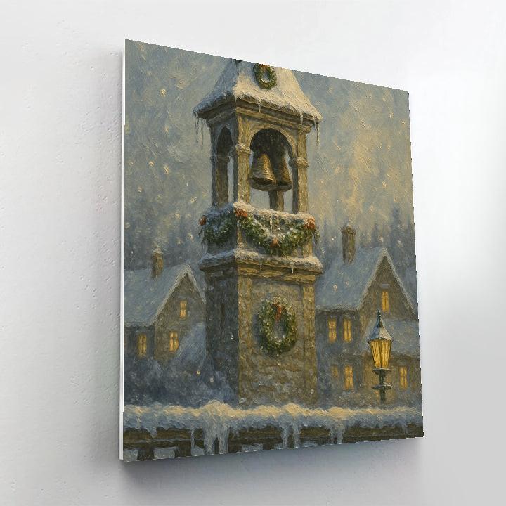 Frostbitten Bell Tower DIY paint by numbers
