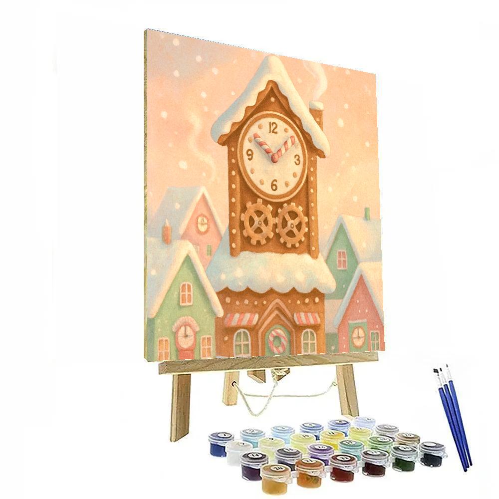 Candy Village Clockwork painting number kit