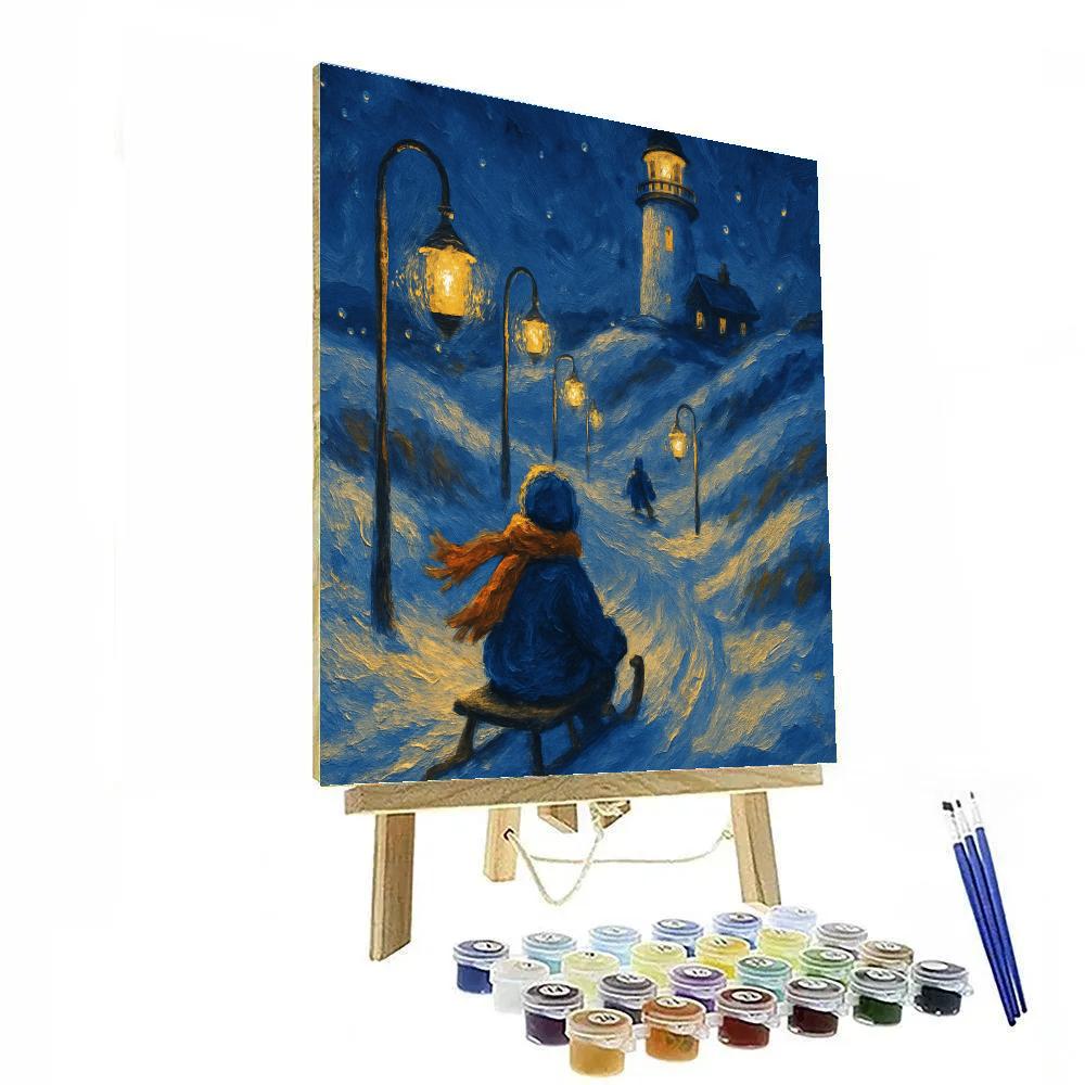 Frost Lantern Lighthouse paint by color