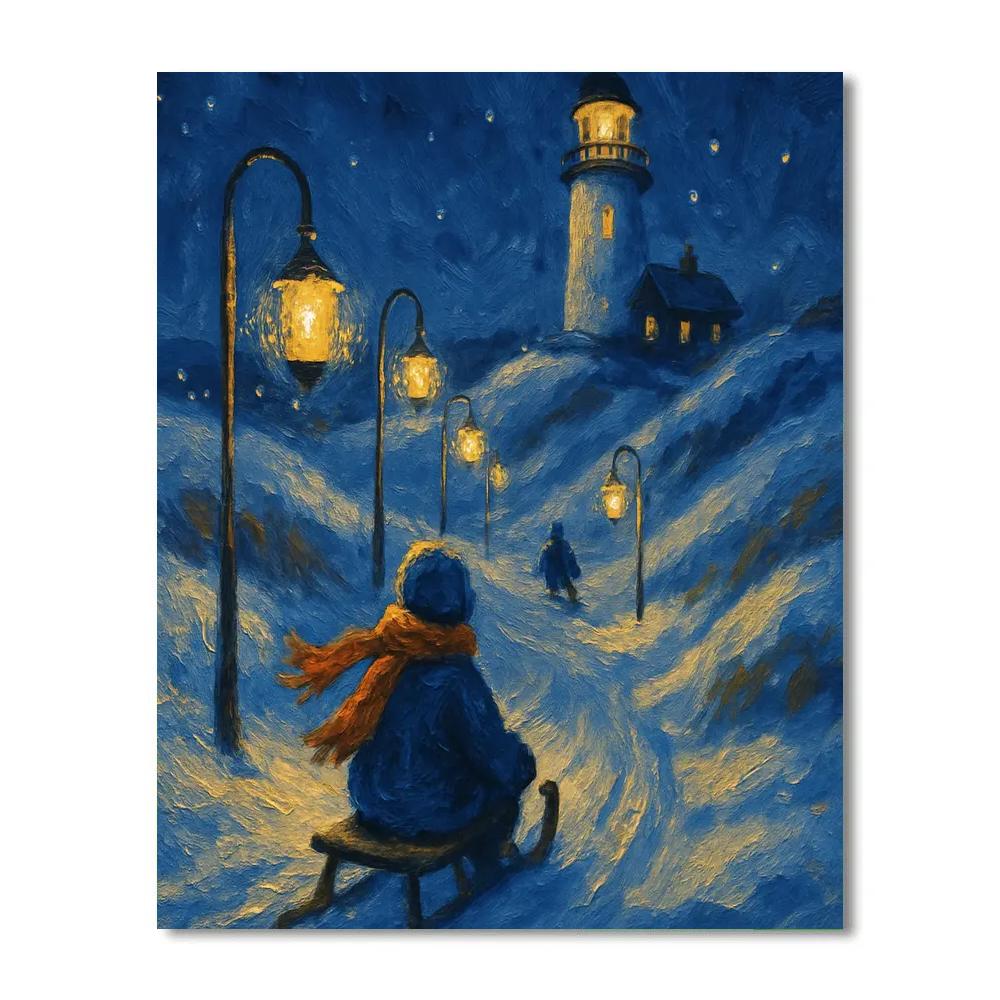 Frost Lantern Lighthouse paint by color