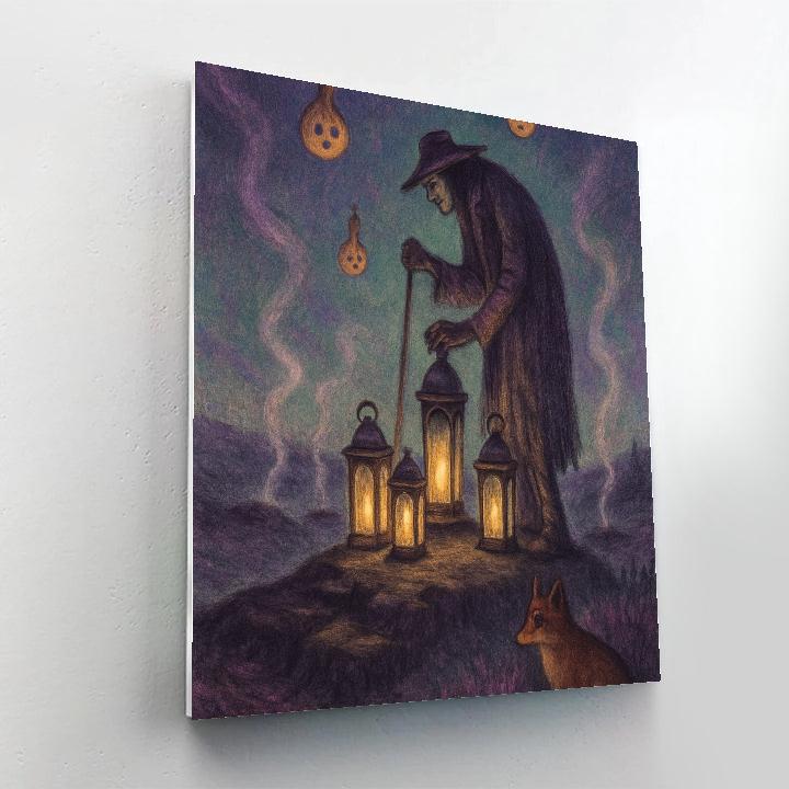 The Lanternkeeper Of The Moor Painting by numbers kit