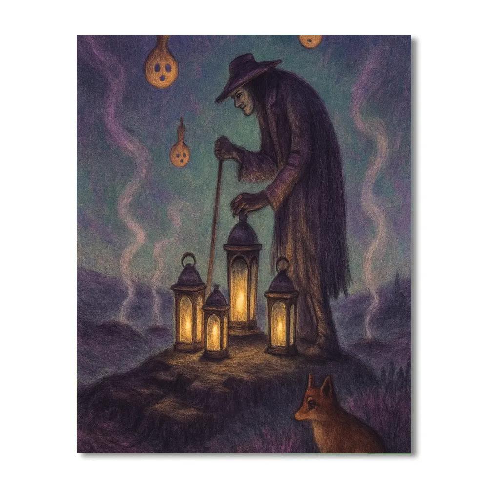 The Lanternkeeper Of The Moor Painting by numbers kit