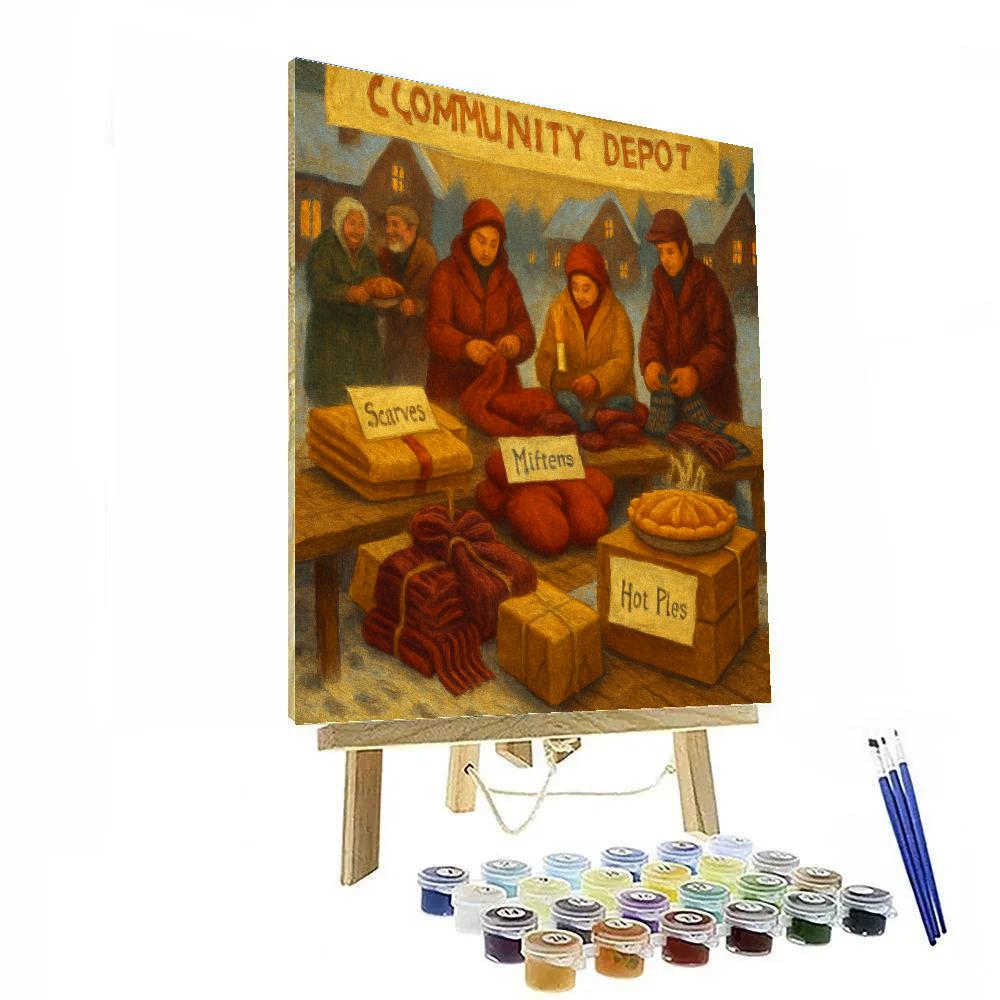 Warmth Exchange Depot DIY paint by numbers