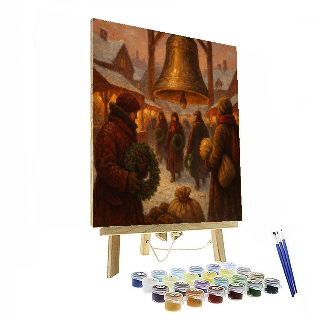 Frosted Bell Market Numbered painting kits