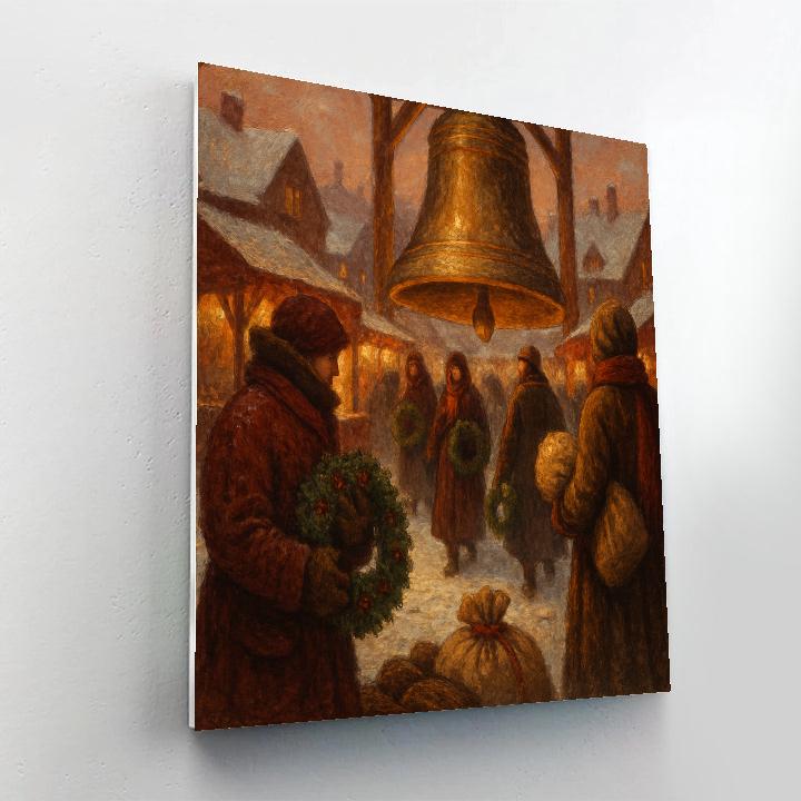 Frosted Bell Market Numbered painting kits