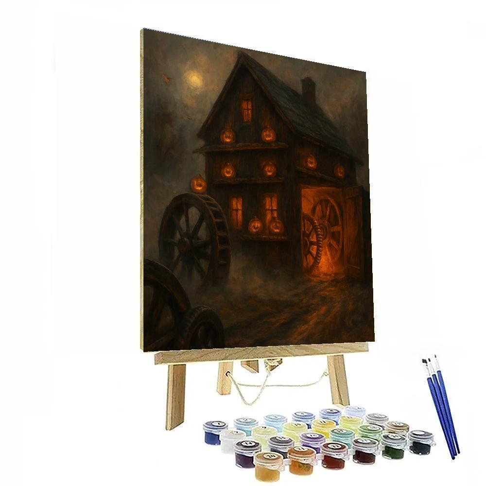 The Luminous Hollow Mill Painting by numbers kit