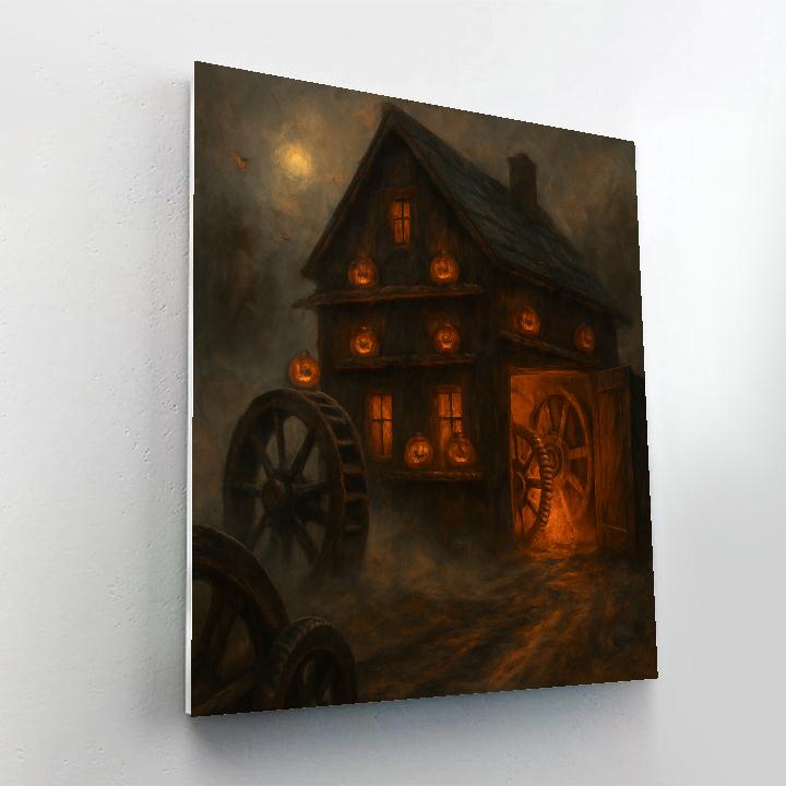 The Luminous Hollow Mill Painting by numbers kit