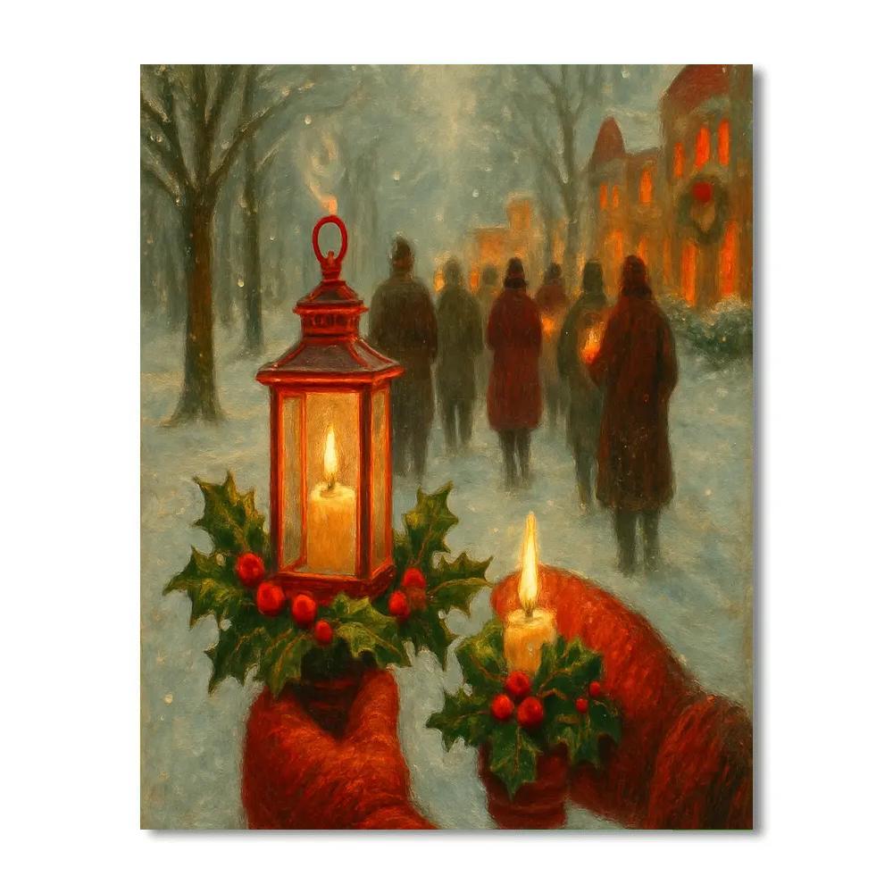 Frostline Candlewalk Paint by numbers kits
