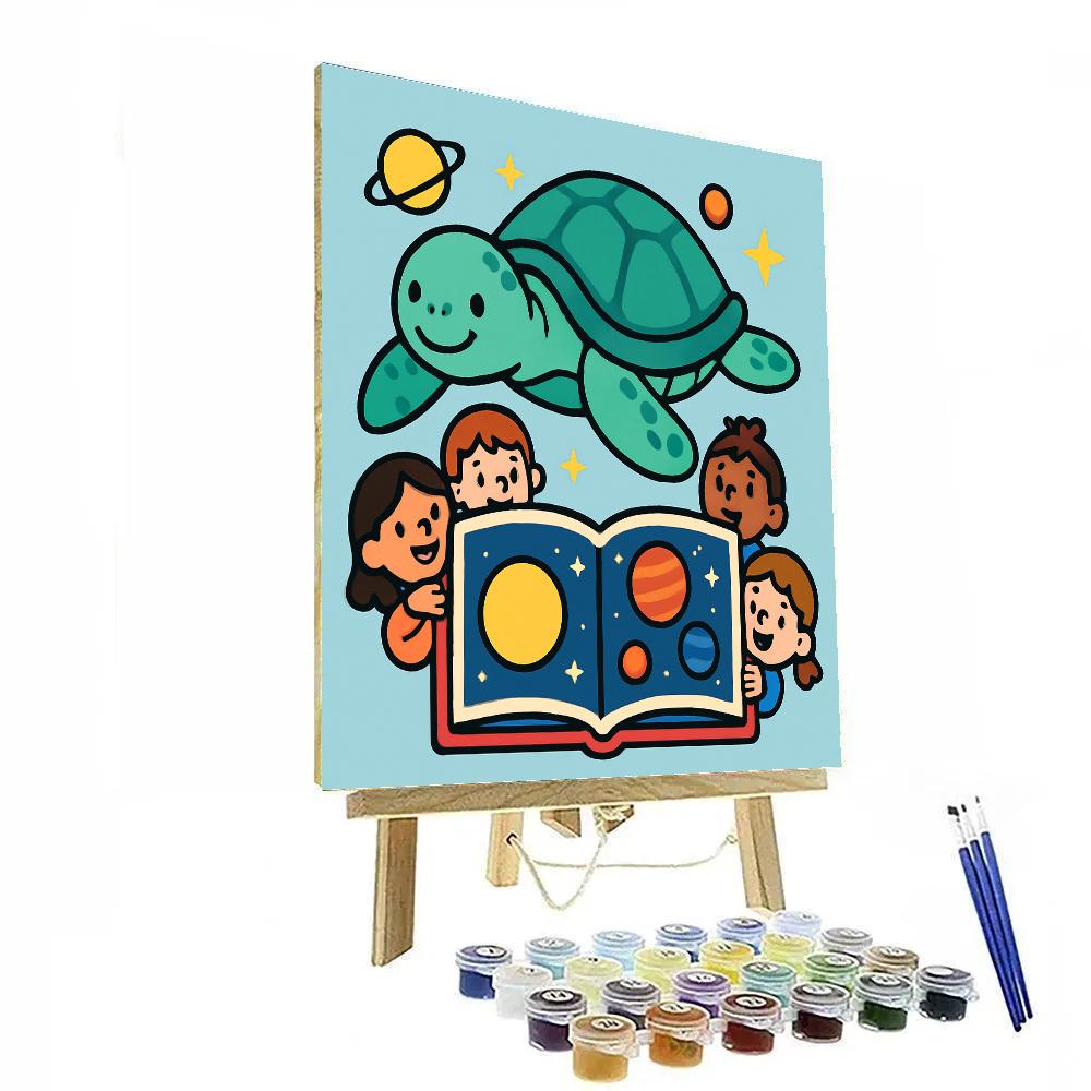 Cosmic Turtle Classroom Numbered painting kits