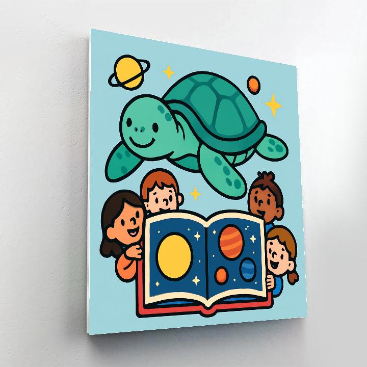 Cosmic Turtle Classroom Numbered painting kits