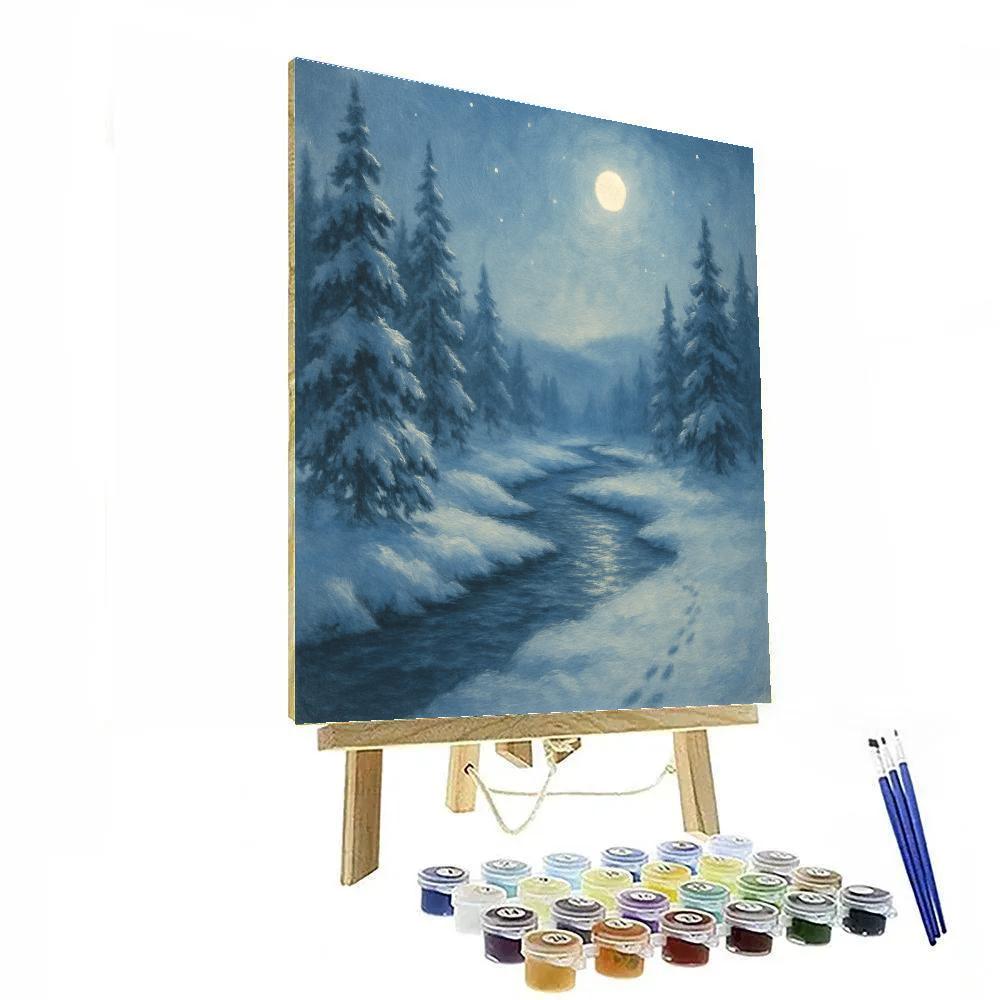 Moonlit River Hush paint by color