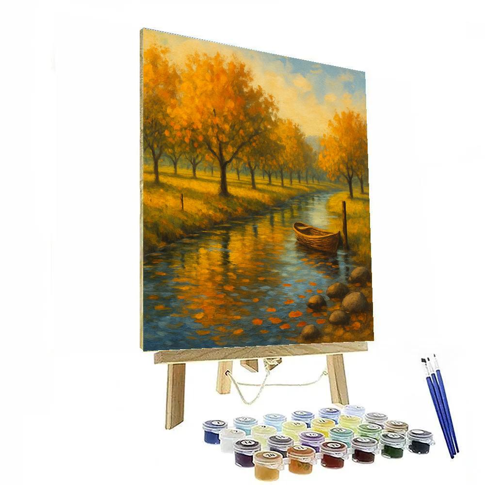 Golden Orchard Riverbend paint by color