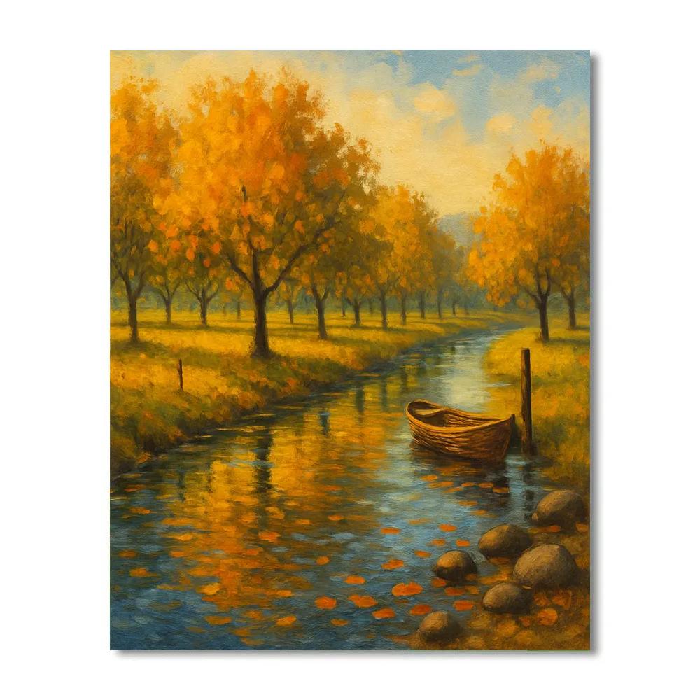 Golden Orchard Riverbend paint by color