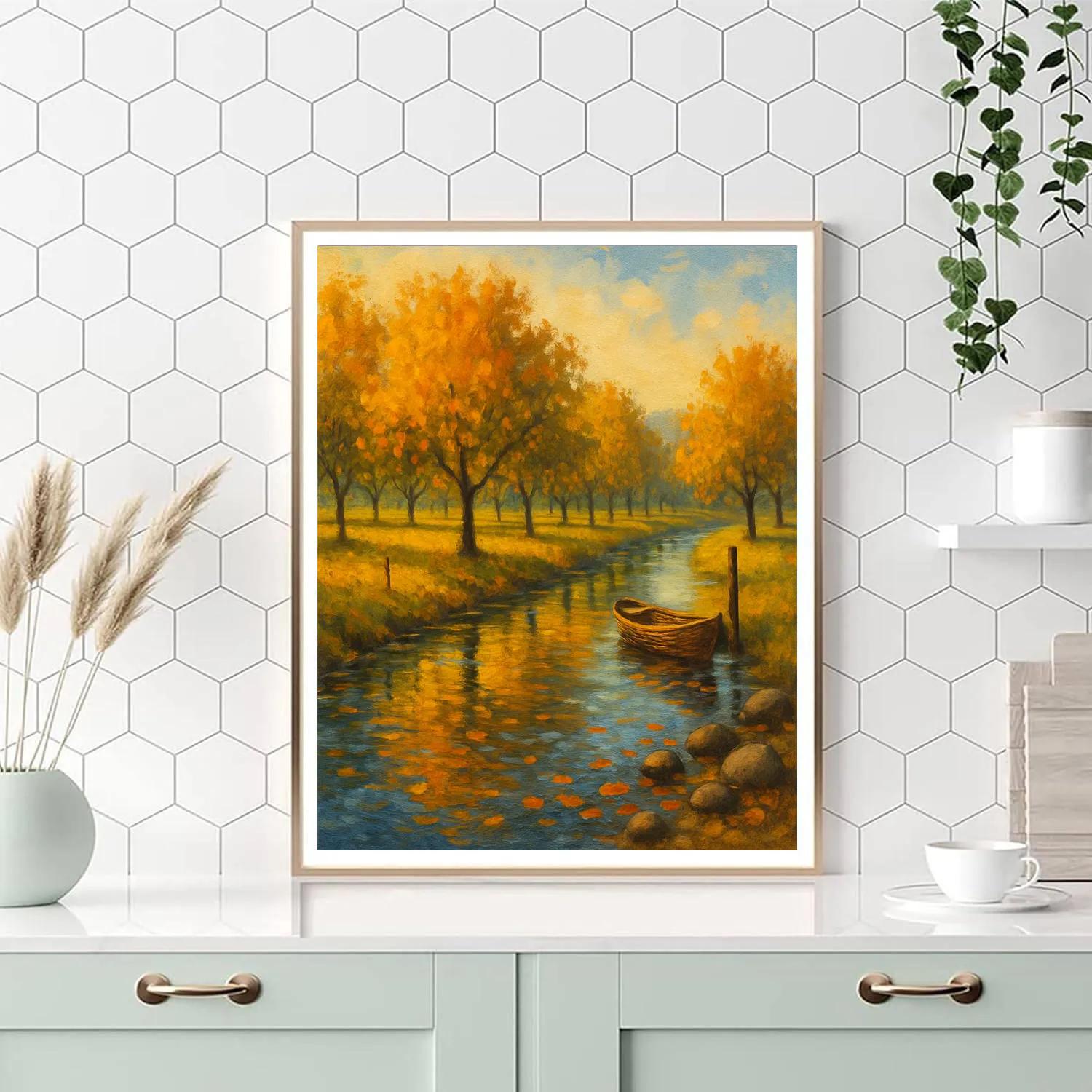 Golden Orchard Riverbend paint by color
