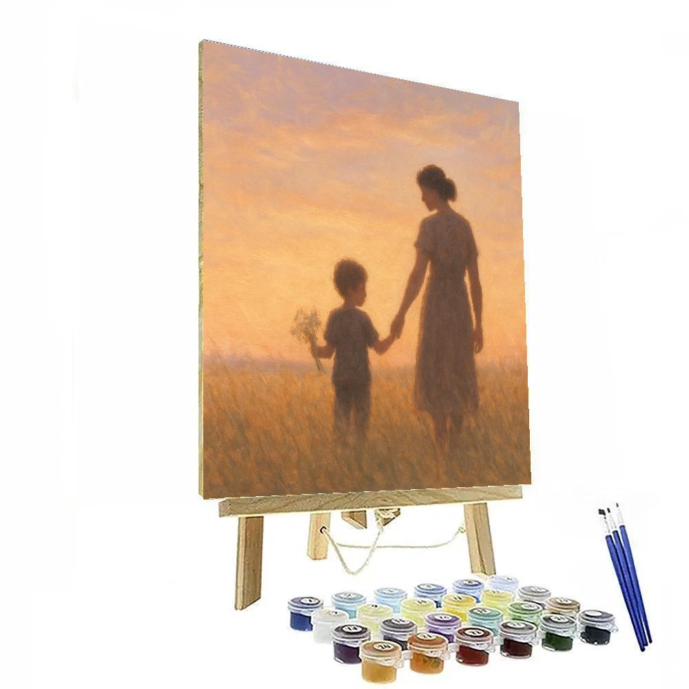 Sunset Fields Mothers Day Walk Numbered painting kits