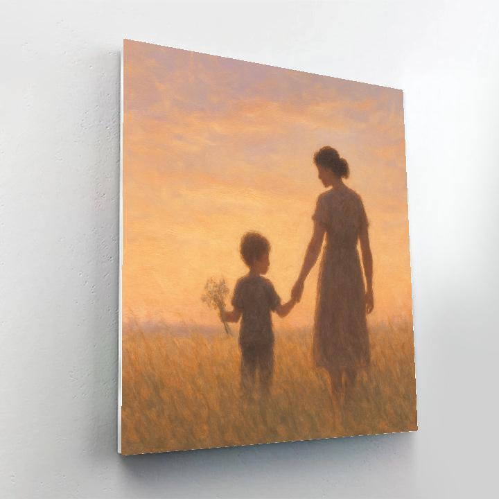 Sunset Fields Mothers Day Walk Numbered painting kits