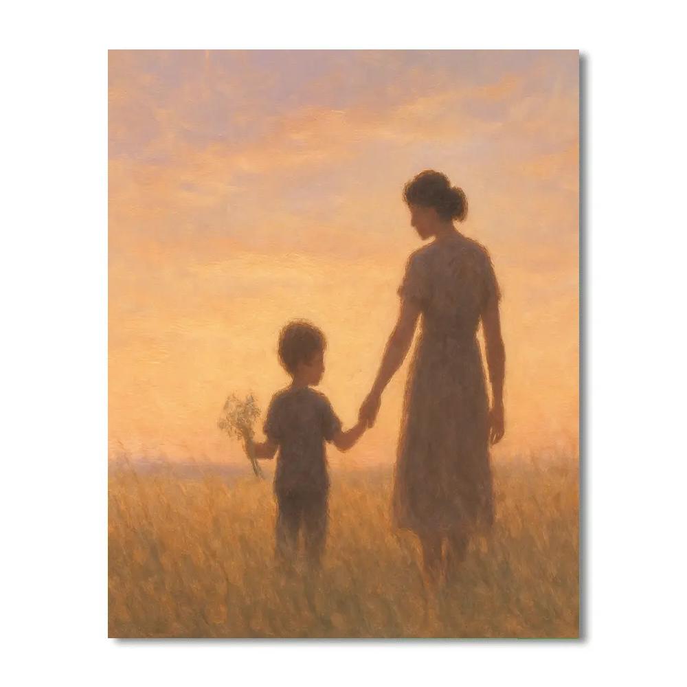Sunset Fields Mothers Day Walk Numbered painting kits