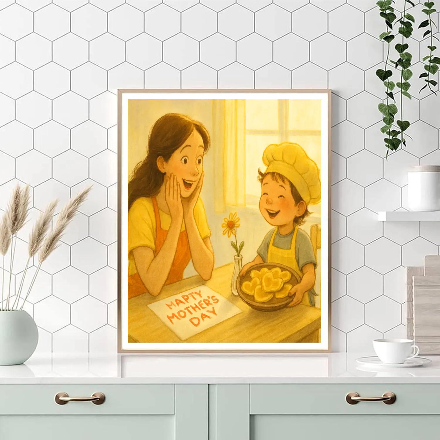 Matching Aprons Mothers Day Breakfast Stand Numbered painting kits