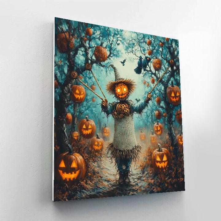 Halloween Clockwork Orchard Spectacle paint by number