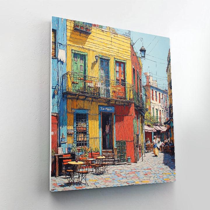 Colorful Facades Of La Boca Buenos Aires Argentina Painting by numbers kit