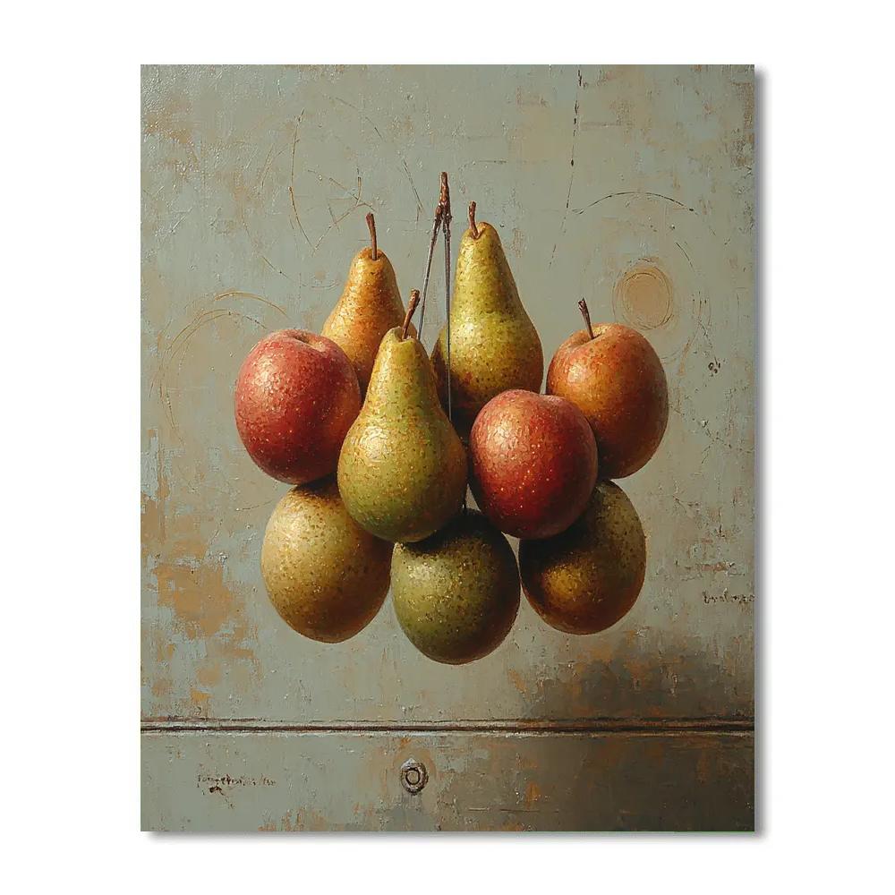 Leonardo Da Vinci Inspired Orchard Of Quiet Orbits paint by number