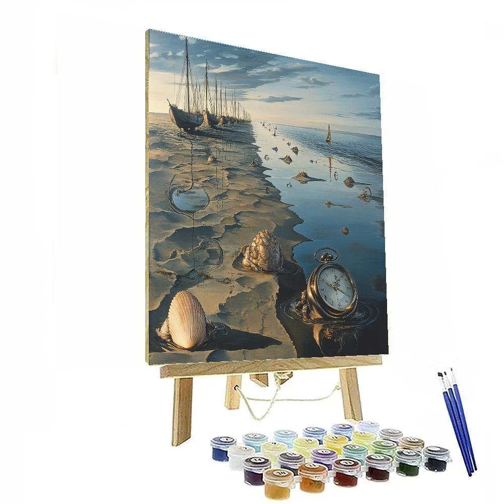 Salvador Dali Inspired Surreal Oceanscape Paint by numbers kits