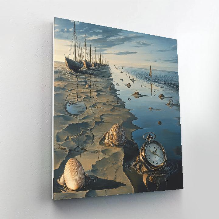Salvador Dali Inspired Surreal Oceanscape Paint by numbers kits