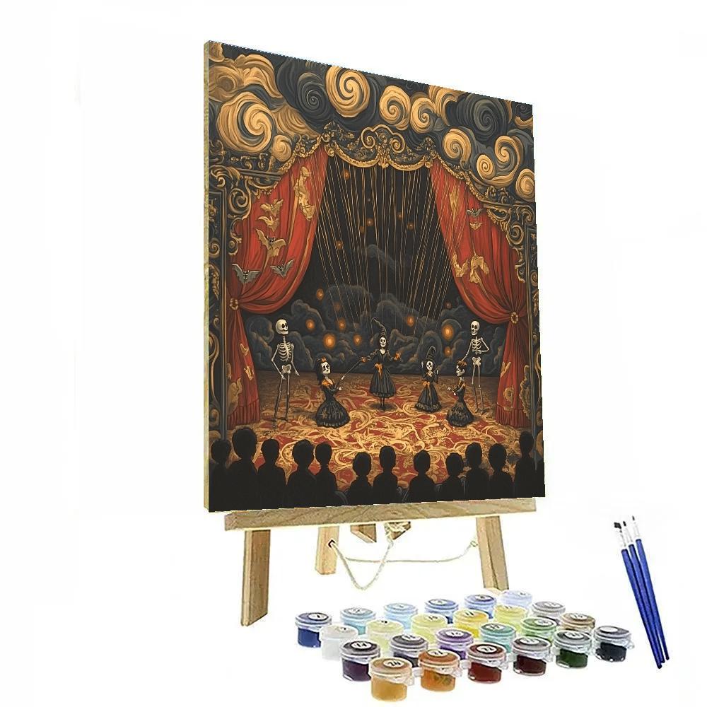 Marionette Theater Haunted Collection Numbered painting kits