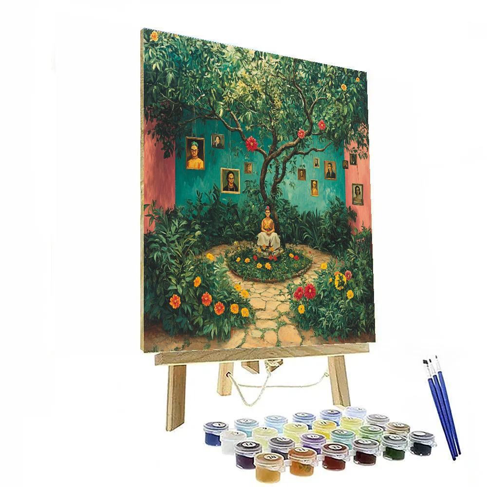 Frida Kahlo Inspired Garden Of Memory Paint by numbers art