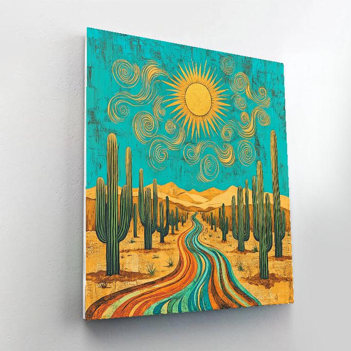 Frida Kahlo Inspired Desert Of A Thousand Names Painting by numbers kit