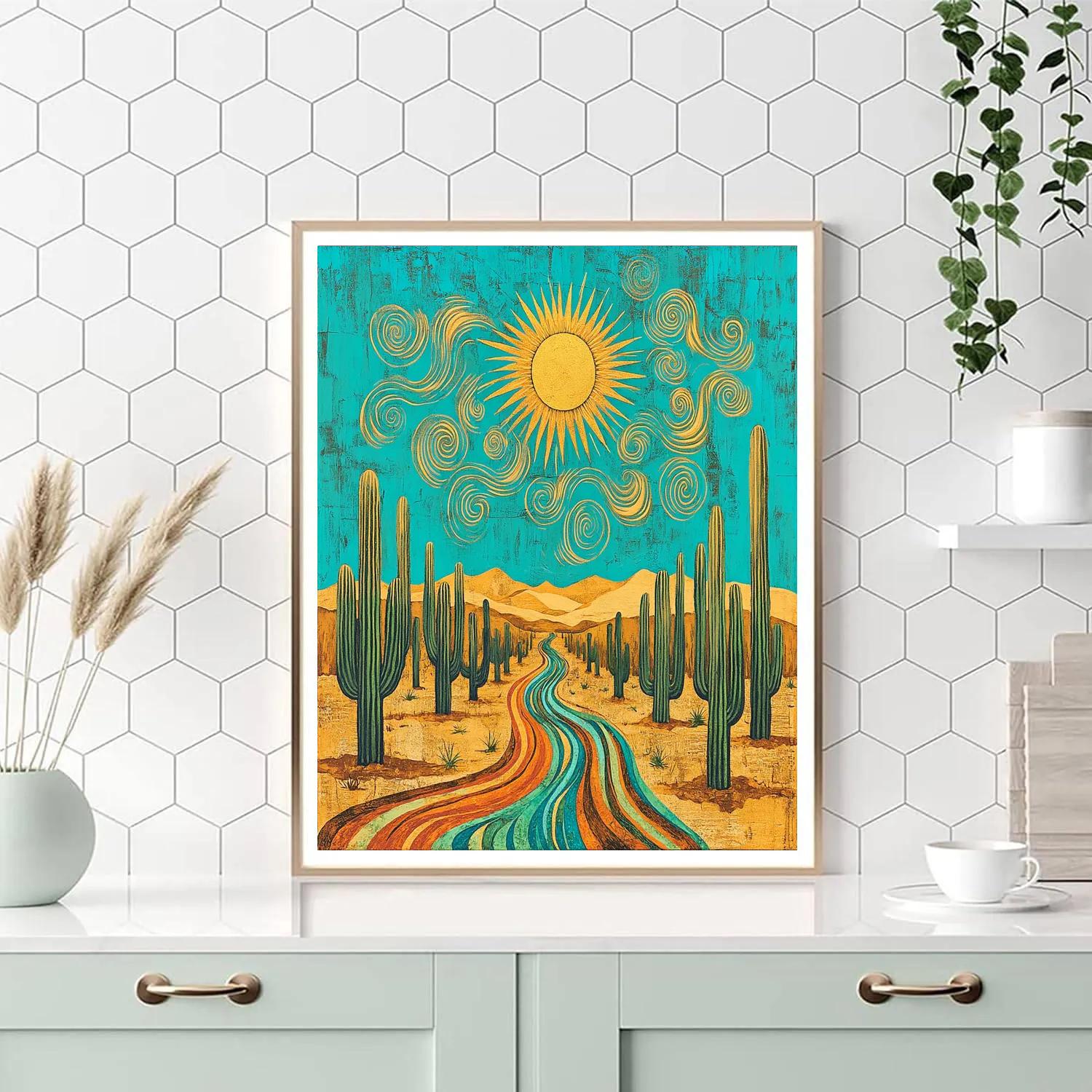 Frida Kahlo Inspired Desert Of A Thousand Names Painting by numbers kit