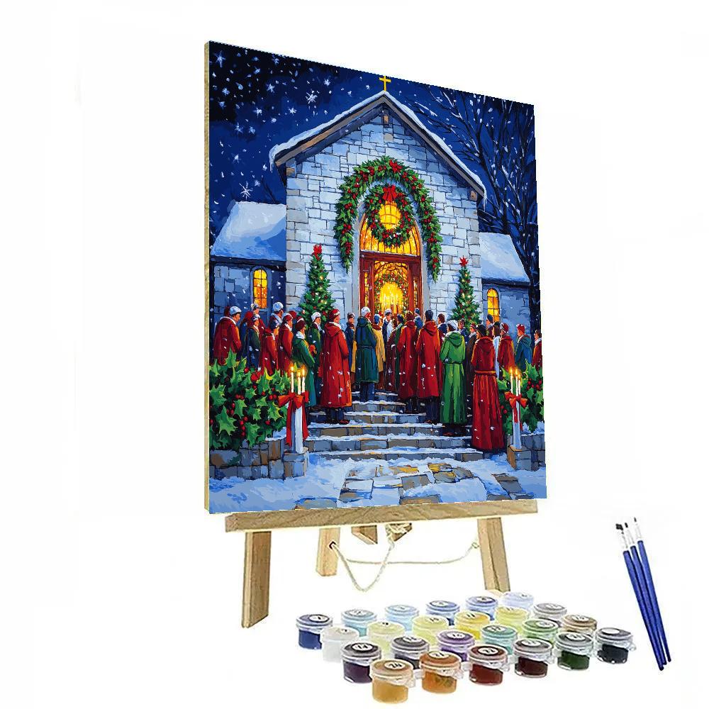 Midnight Mass Doorway Welcome Paint by numbers kits