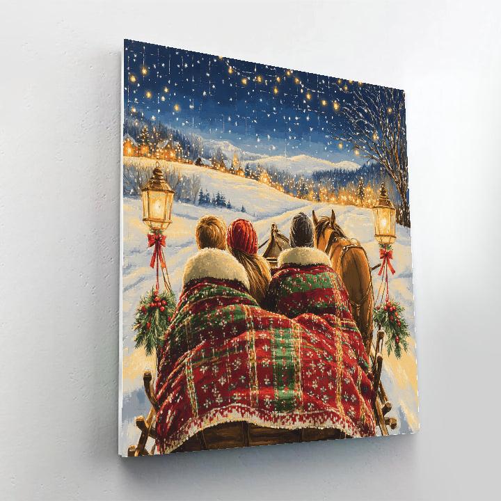 Sleigh Ride With Friends Paint by numbers kits