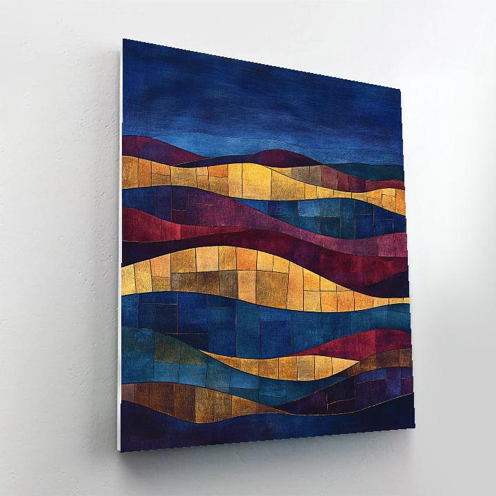 Paul Klee Inspired Chromatic Nocturne Paint by numbers kits